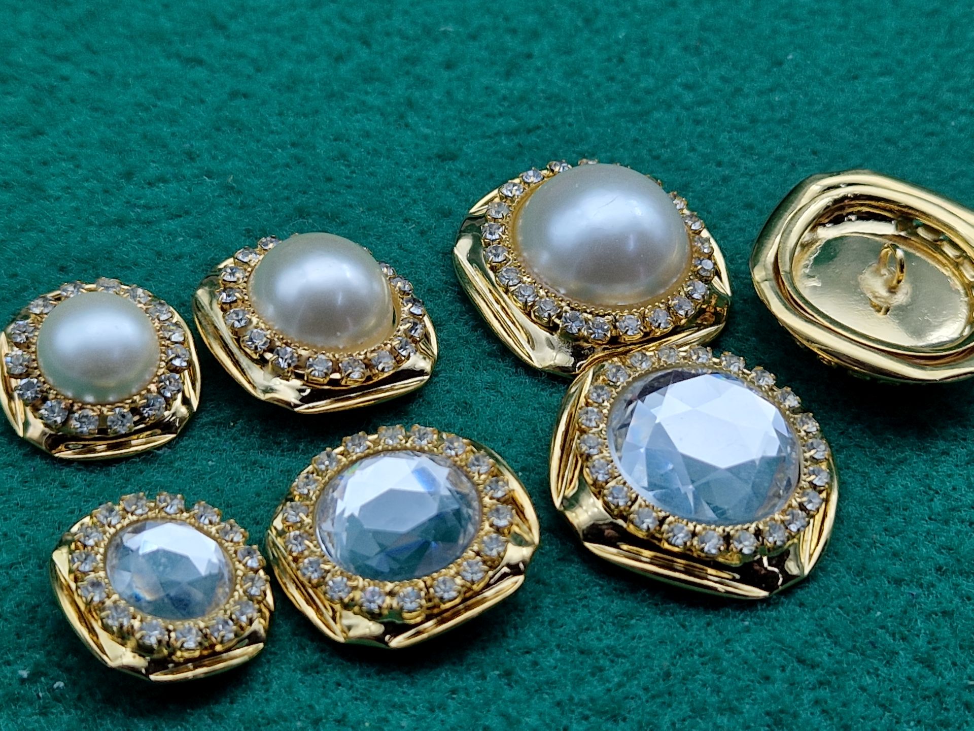 bottoni strass ottagonali bottoni strass ottagonali