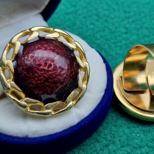 anello regolabile smalto Borgogna
